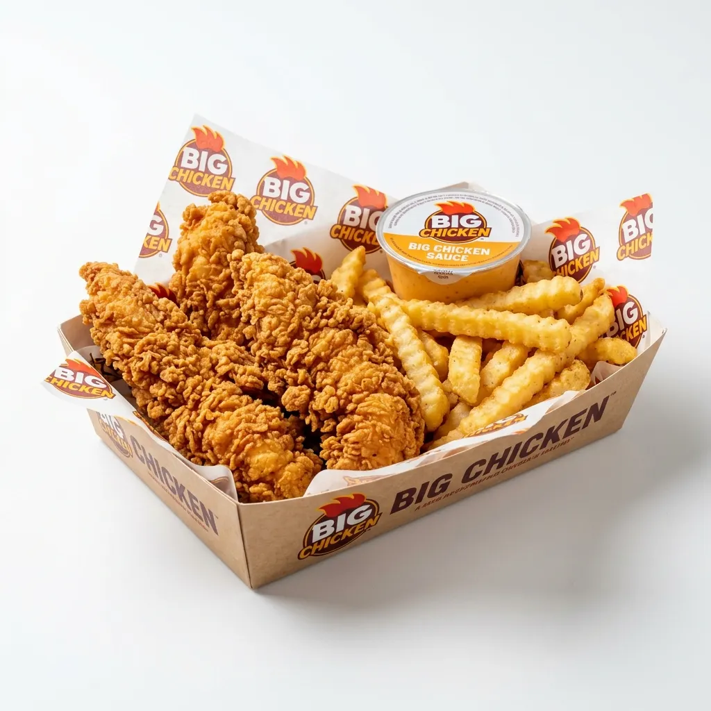 3 Tender Plate Big Chicken
